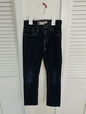 Levi's Kid's Navy Slim Straight Jeans